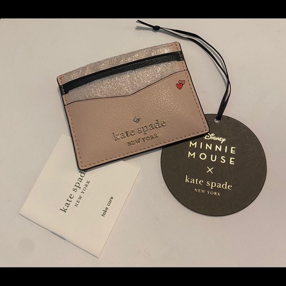 Kate Spade x Disney Minnie Mouse Card Wallet - Picture 4 of 8